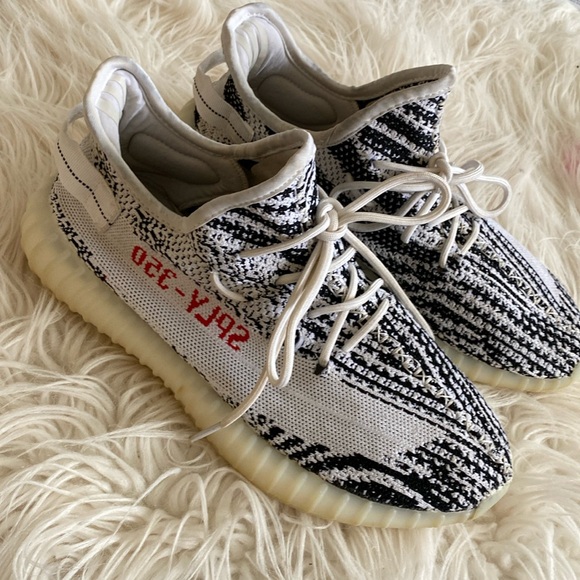 Boost 350 Zebra Yeezy V2 Pull Tab YEEZY 350 V2 Zebra Boost Sneakers